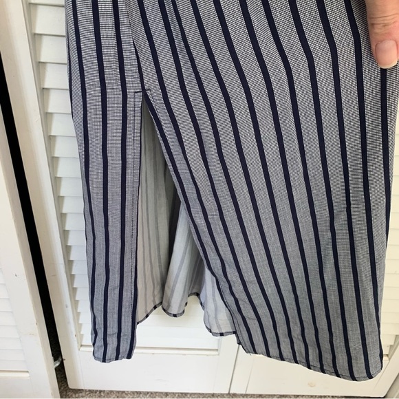 Carve Designs Macy Dress Navy Stripe Women’s Large Relaxed Cami Maxi Dress NWT - Picture 9 of 16